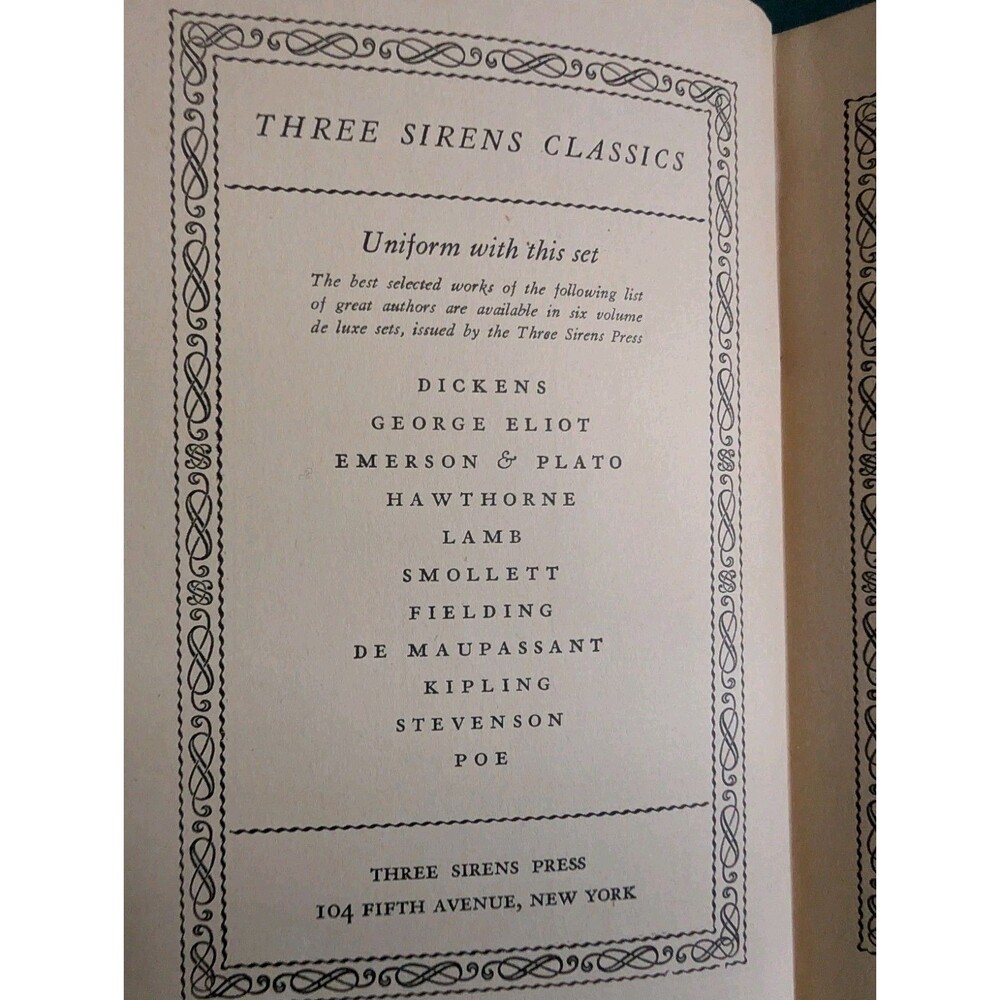 Rare 1930 The Light That Failed Three Sirens Press VTG Rudyard Kipling Hardcover - Picture 10 of 11